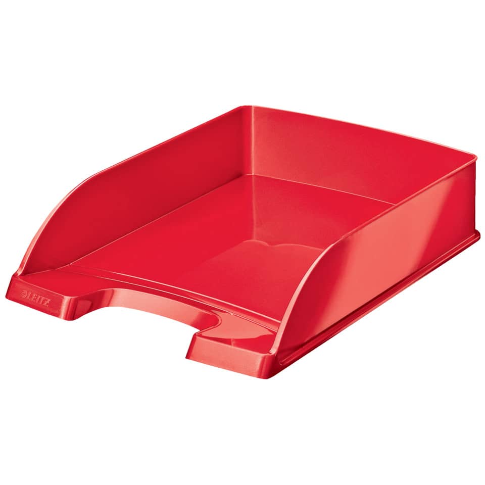 5226 Briefkorb Plus WOW - A4, Polystyrol, rot metallic