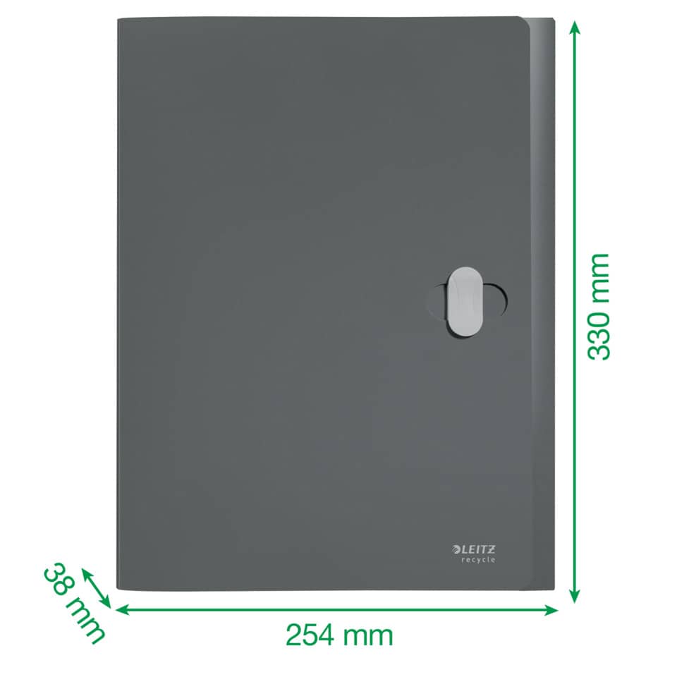 4623 Ablagebox Recycle - A4, 30 mm, PP, klimaneutral, schwarz