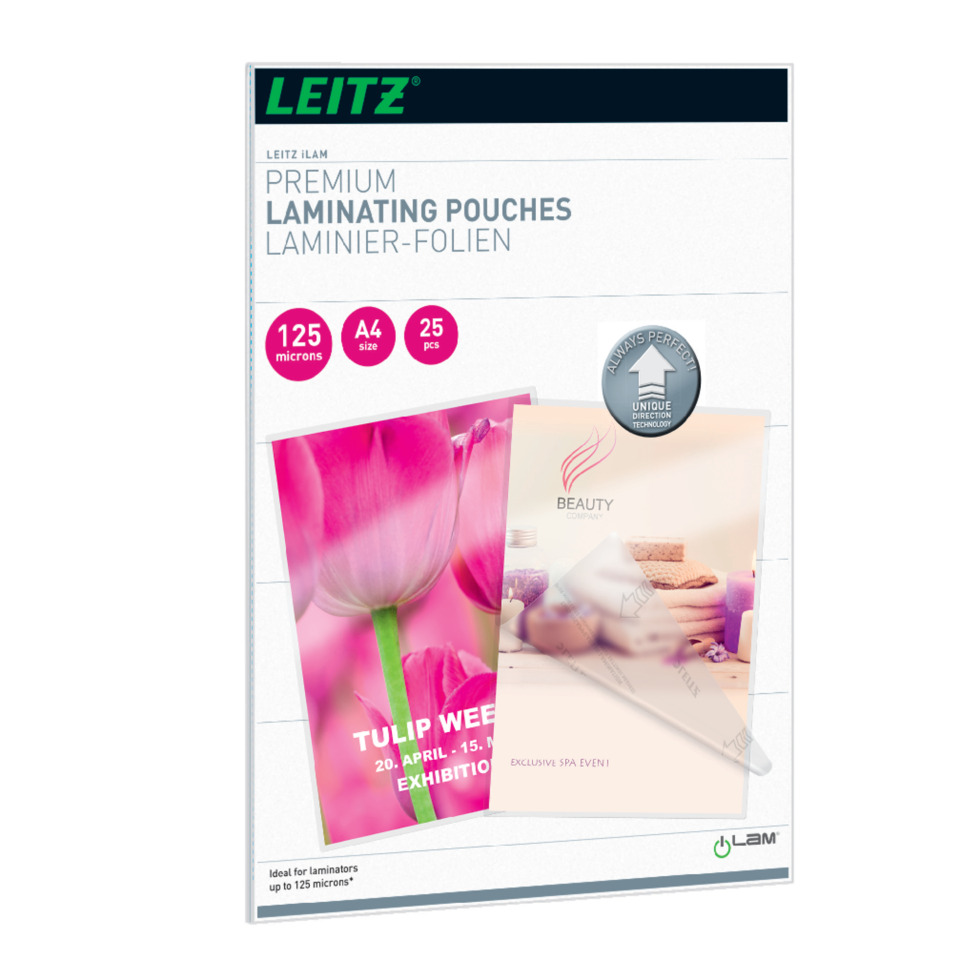 7482 Laminierfolie - A4, UDT, 125 mic., 25 Stück, glasklar