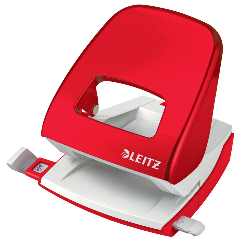 5008 Bürolocher NeXXt - 30 Blatt, rot metallic