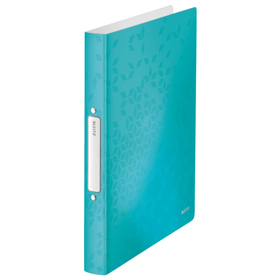 4257 Ringbuch WOW - A4, PP, 2 Ringe, 25 mm, eisblau