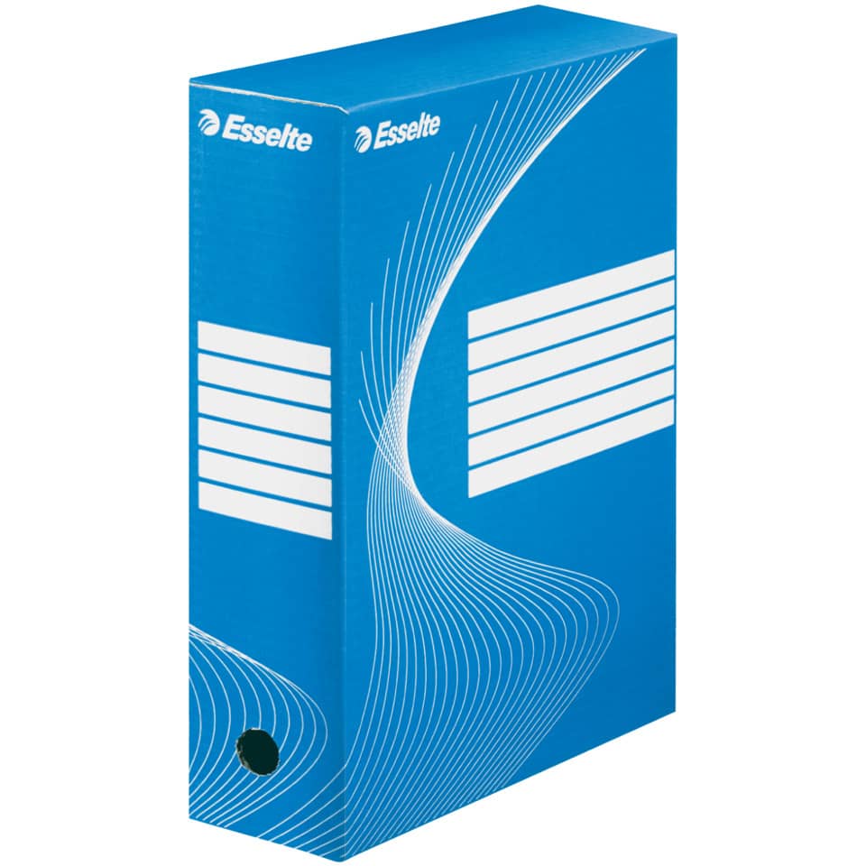 Archiv-Schachtel - DIN A4, Rückenbreite 10 cm, blau