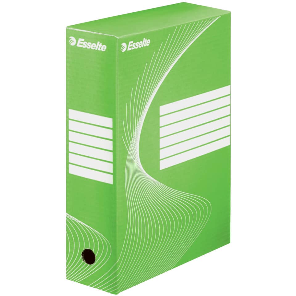 Archiv-Schachtel - DIN A4, Rückenbreite 10 cm, grün