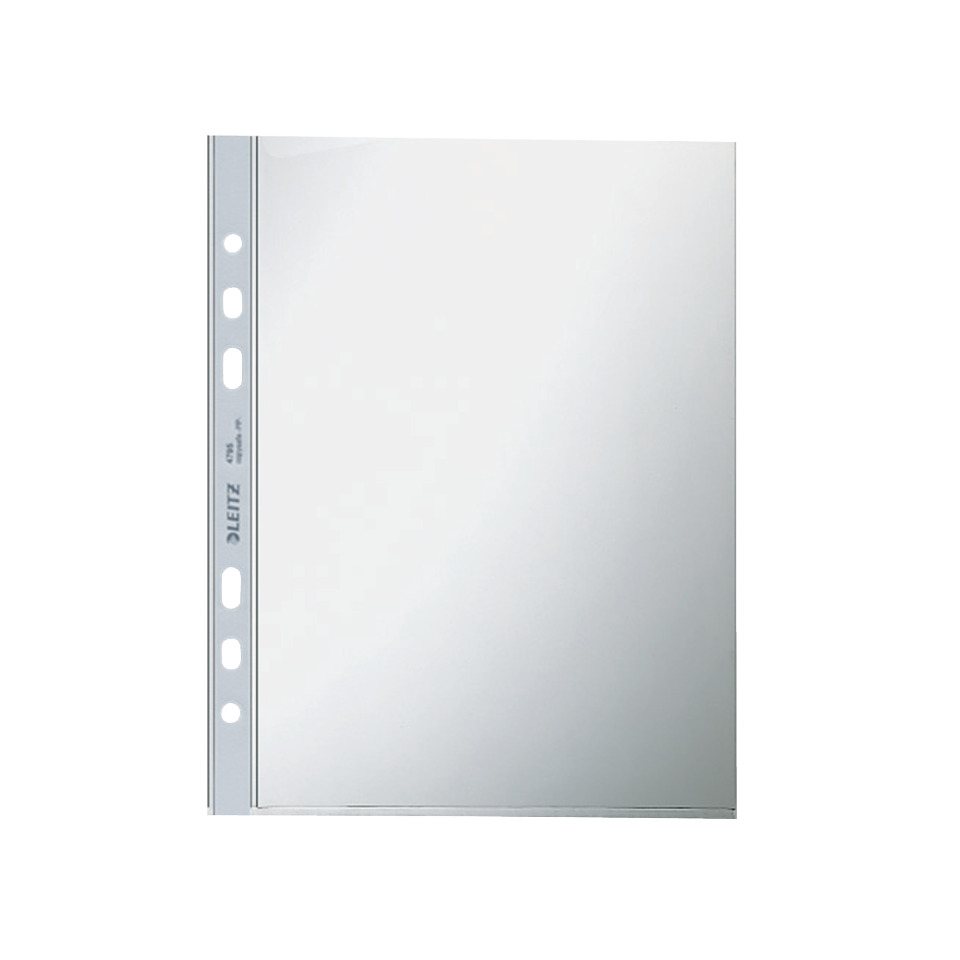4795 Prospekthülle Standard, A5, PP, genarbt, 0,08 mm, dokumentenecht, farblos, 100 Stück
