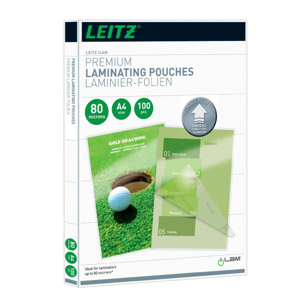 7478 Laminierfolie UDT - A4, glänzend, 80 mym, 100 Stück