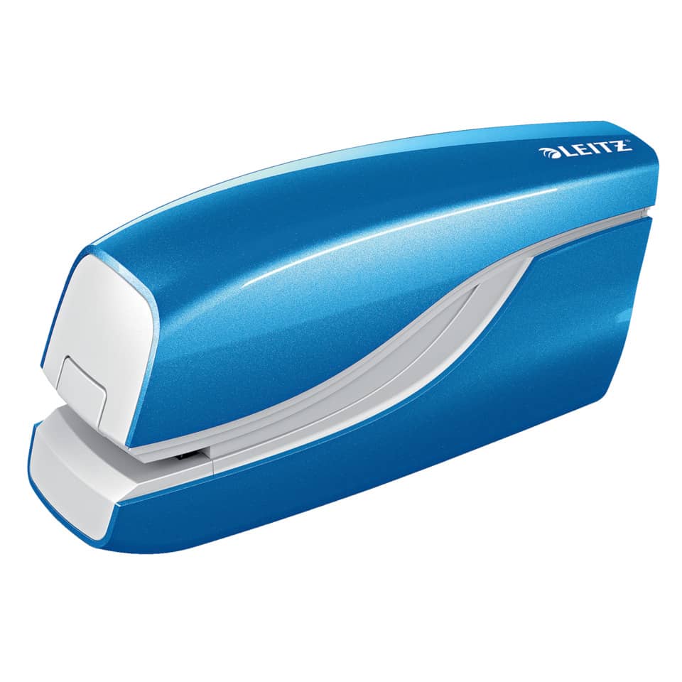 5566 Elektrisches Heftgerät WOW - 10 Blatt, blau metallic