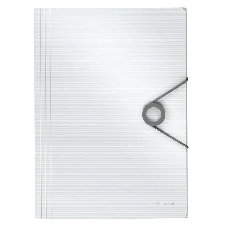 4563 Dreiflügelmappe Solid - A4, PP, weiß
