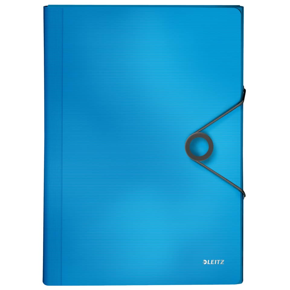 4579 Fächermappe Solid - 6 Fächer, A4, 250 Blatt, PP, hellblau