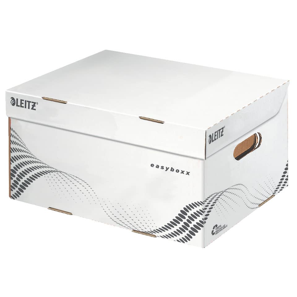 6135 Archiv Container easyboxx S - Wellpappe (RC), Tragkraft 10 kg, weiß