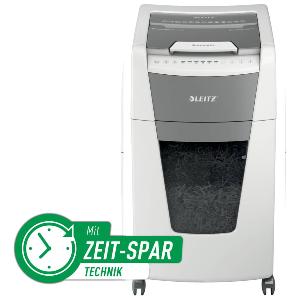 Aktenvernichter IQ Autofeed Office 300 - Mikroschnitt, P-5, weiß