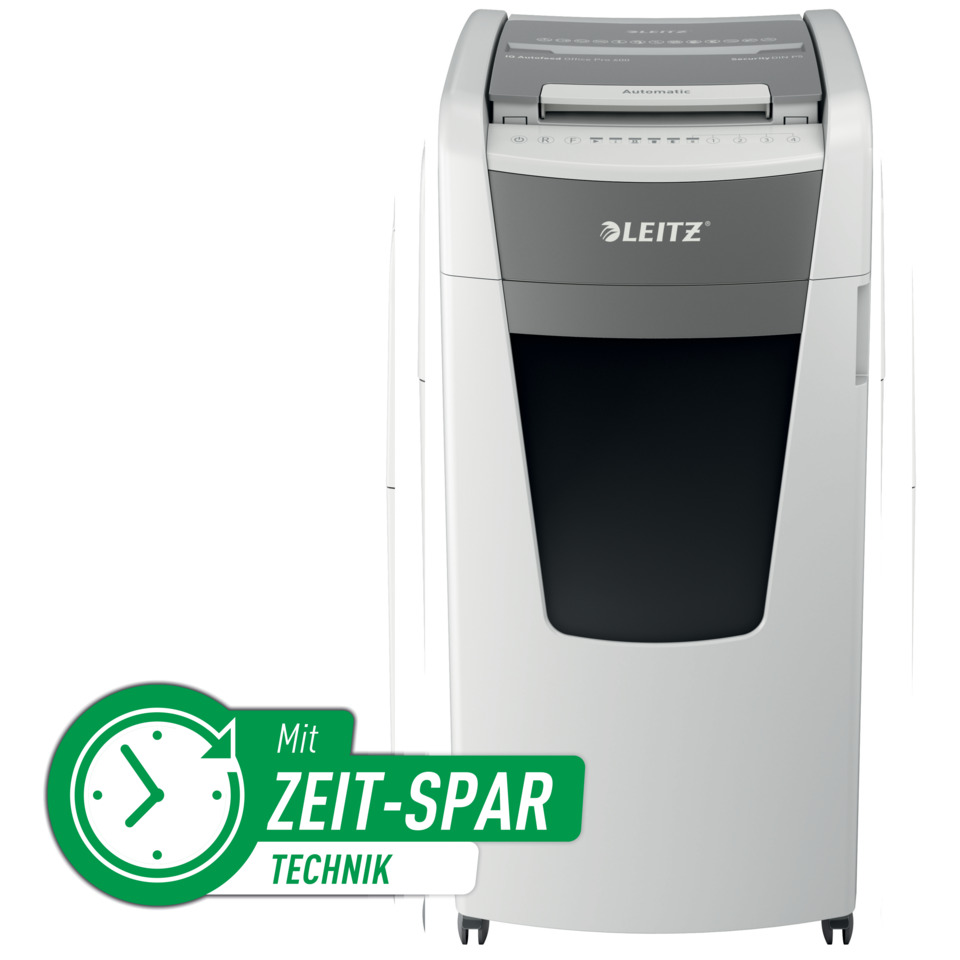 Aktenvernichter IQ Autofeed Office Pro 600 - Mikroschnitt, P-5, weiß