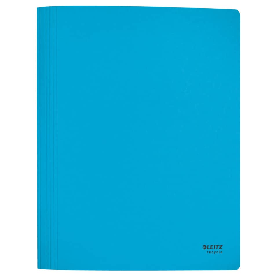 3904 Schnellhefter Recycle - A4, 250 Blatt, kfm. und Amtsheftung, Karton (RC), klimaneutral, blau
