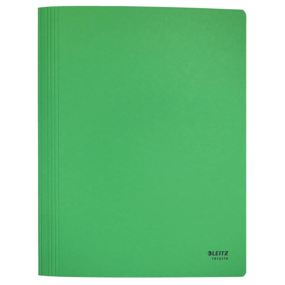 3904 Schnellhefter Recycle - A4, 250 Blatt, kfm. und Amtsheftung, Karton (RC), klimaneutral, grün