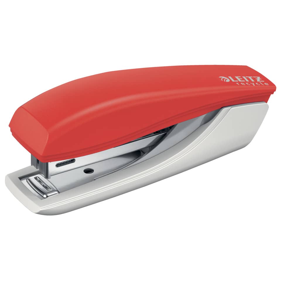 5617 Mini Heftgerät NeXXt Recycle - 10 Blatt, klimaneutral, rot