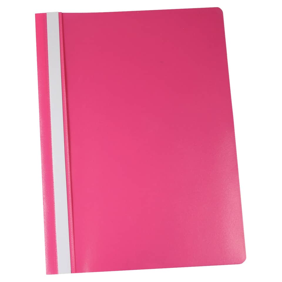 Schnellhefter, A4, PP, rosa
