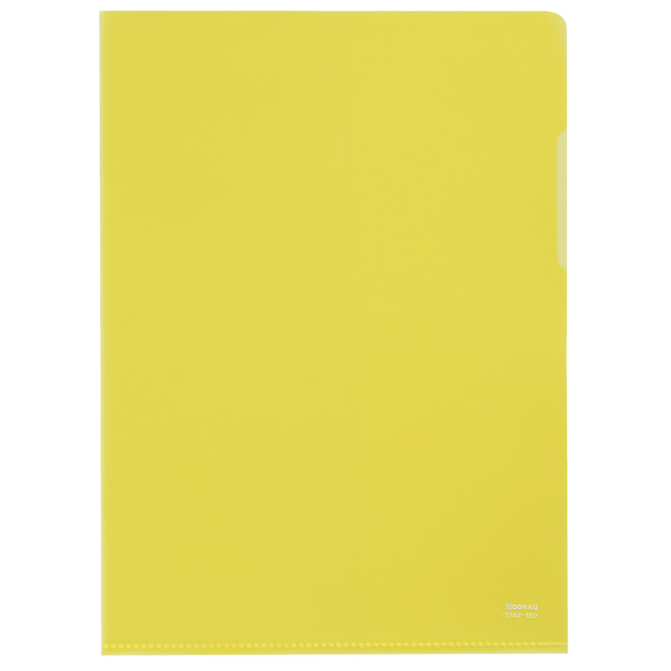Aktenhülle, A4, 160µm, PP, 10 Stück, gelb