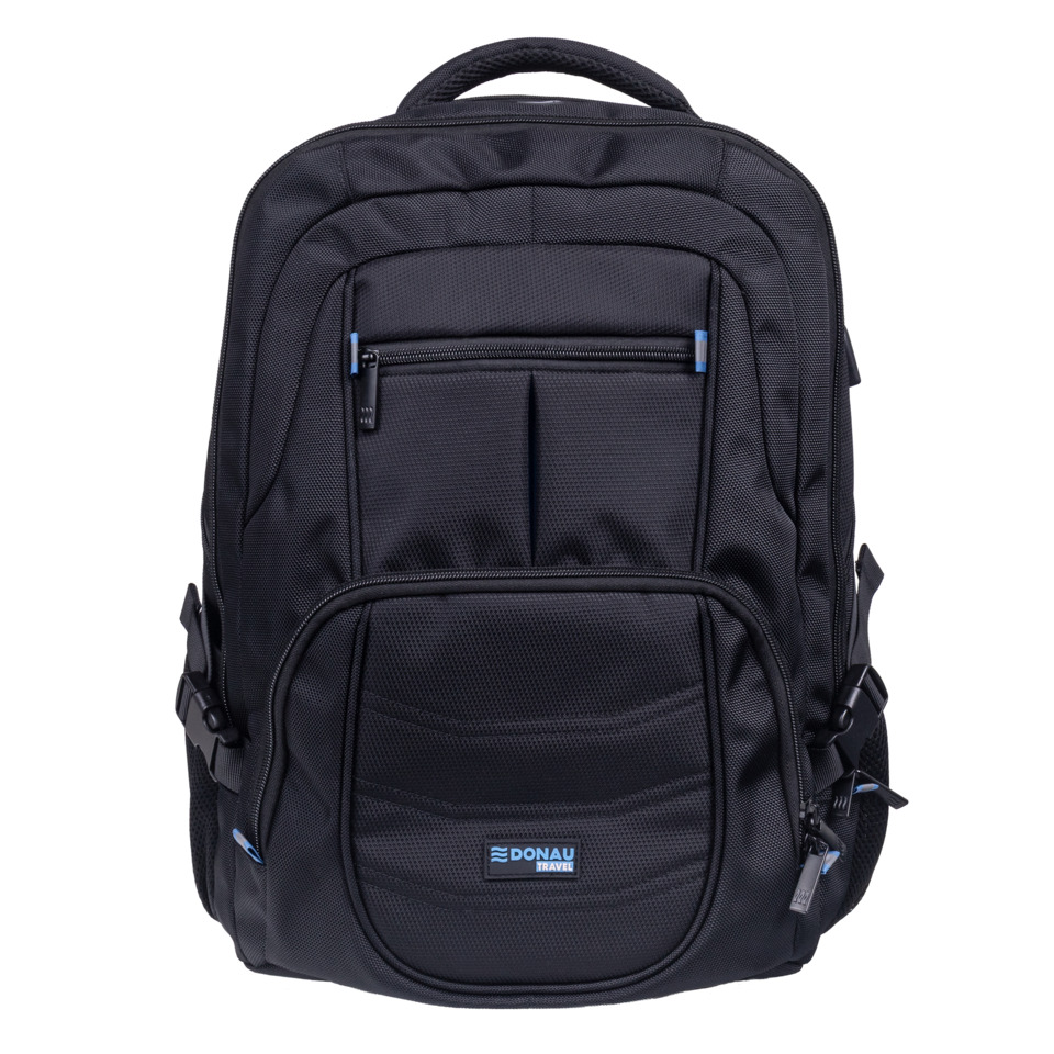 Laptoprucksack Amsterdam 17" schwarz 