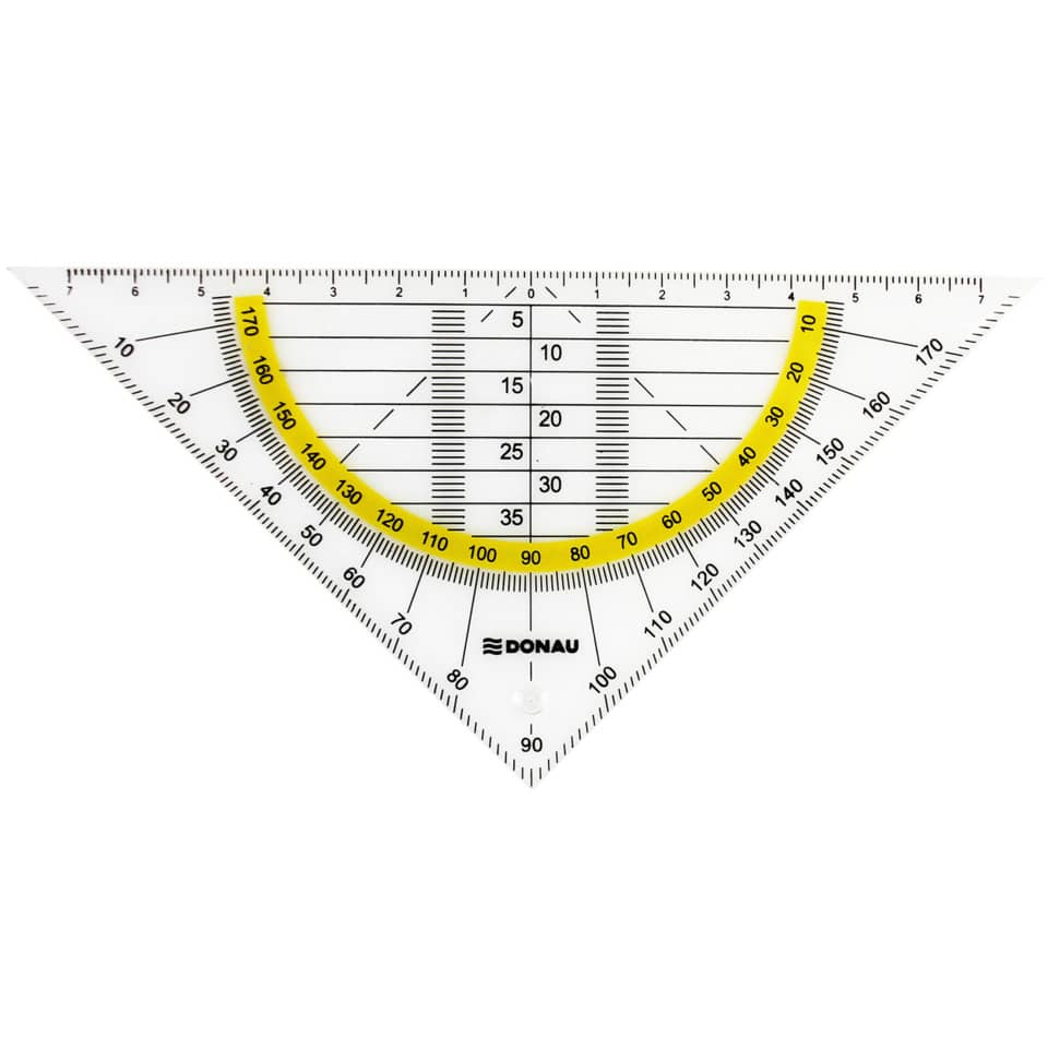Geometrie-Dreieck - 16 cm, ohne Griff