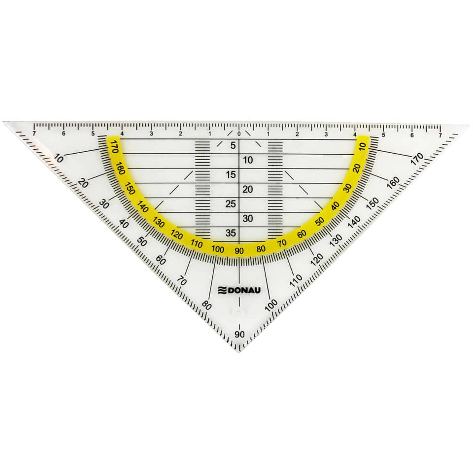 Geometrie-Dreieck Flexi - 16 cm, flexibel