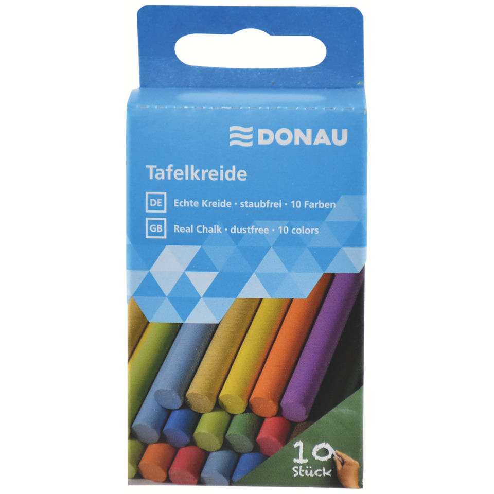 Tafelkreide - 10 Stück, sortiert