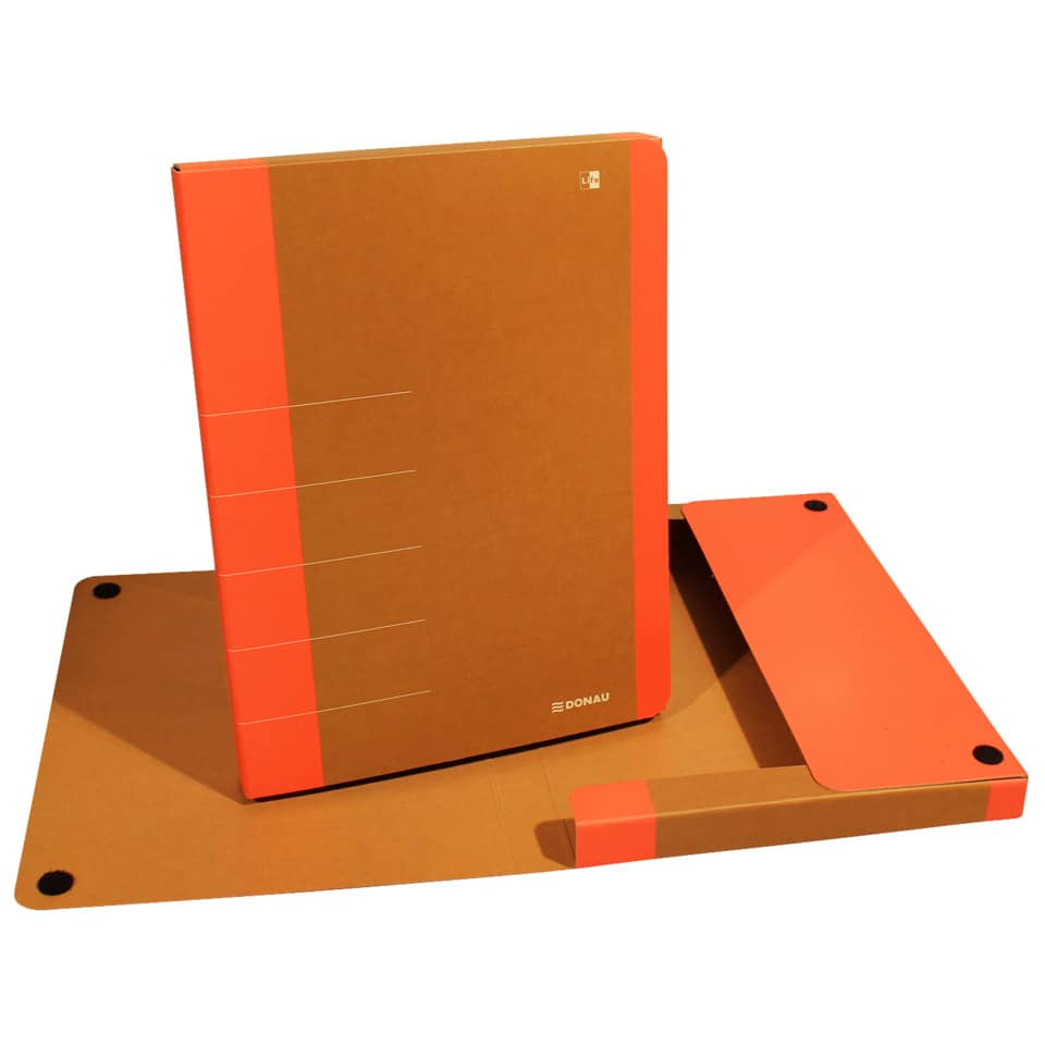 Heftbox, A4, 30 mm, Karton, neonorange