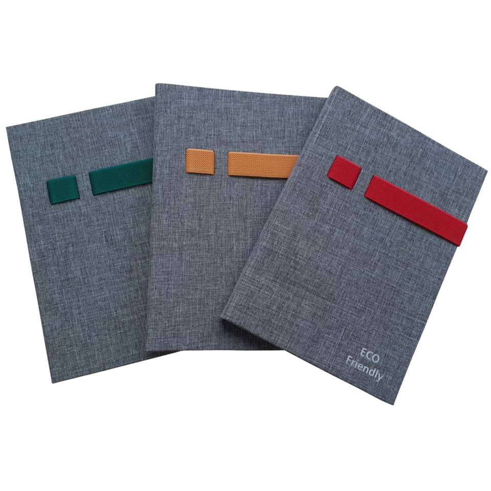 Notizbuch mit Handy-/Stiftehalter, A5, sortiert