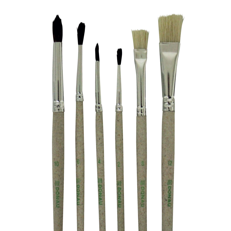 Haarpinselset ÖKO - 6er Set