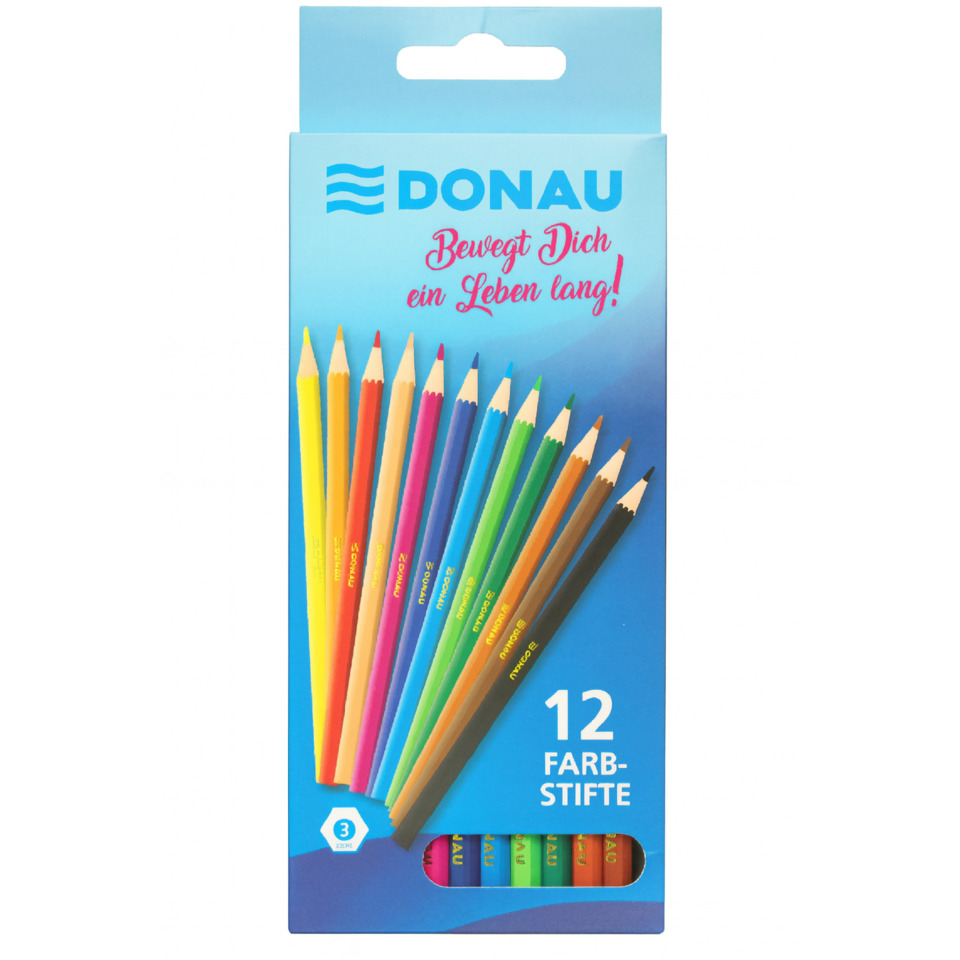 Farbstift Etui, 12 Stück, Kartonetui