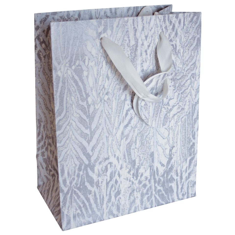 Geschenktragetasche beflockt - 18 x 23 x 10 cm