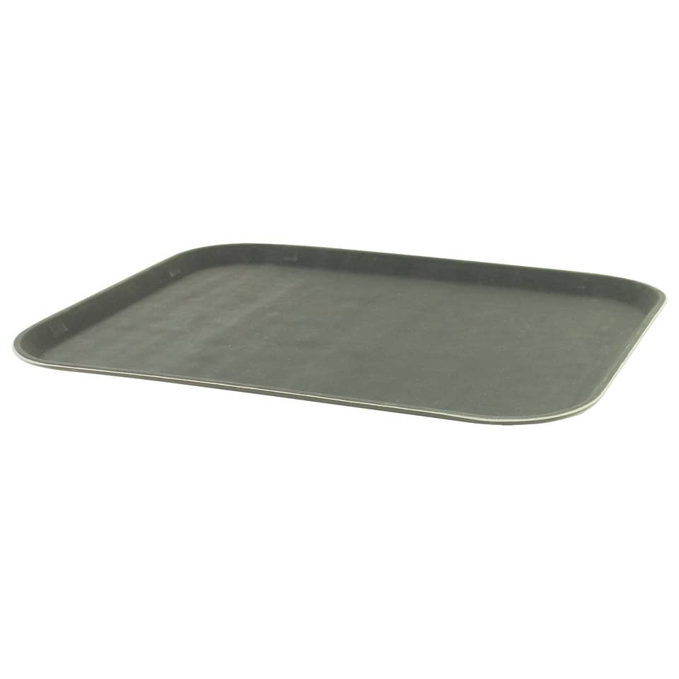 Tablett - 35,5 x 45,5 cm, schwarz, rutschfest