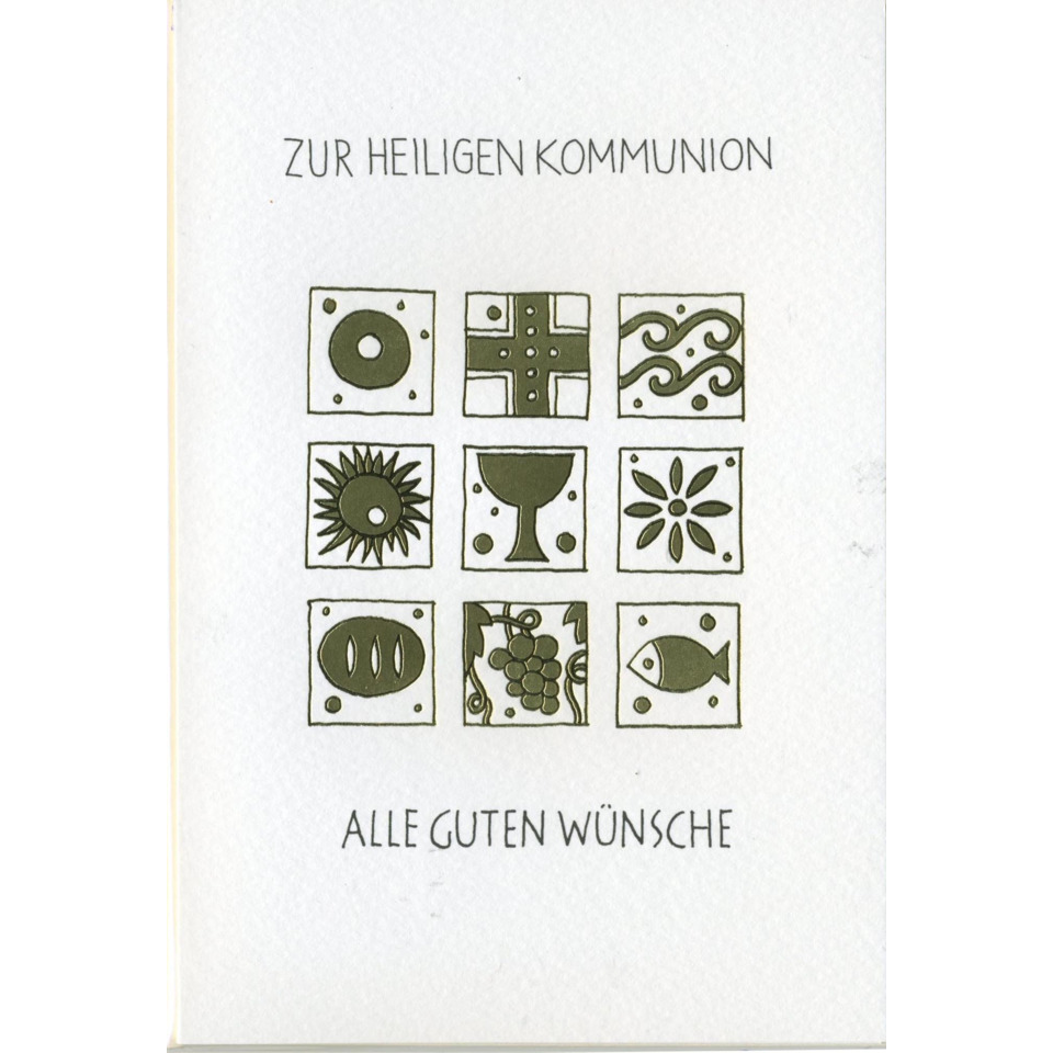 Kommunionskarte - inkl. Umschlag