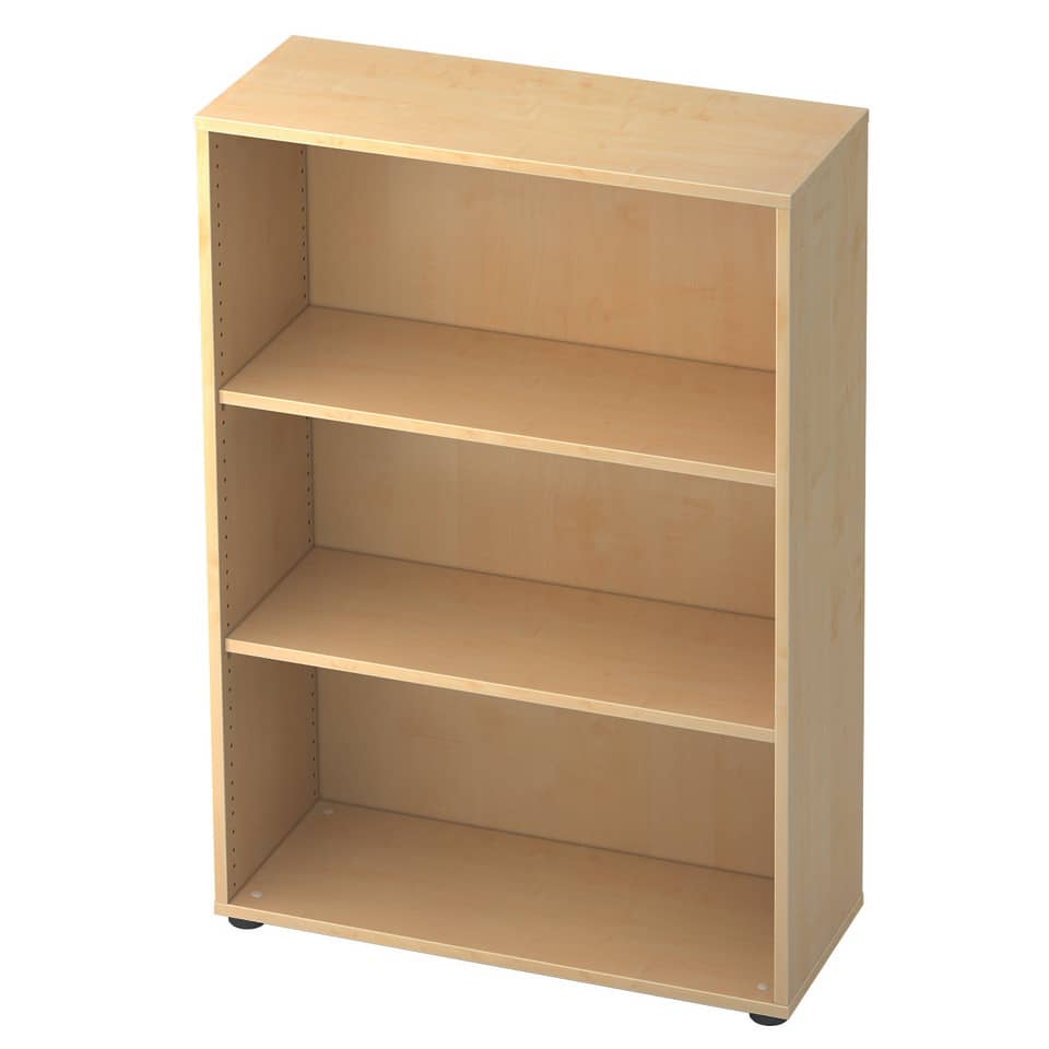 Hammerbacher Regal - 3OH, 80 cm breit, Ahorn, mit Montageservice