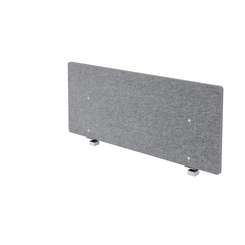 Hammerbacher Trennwand Akustik - 119,5 x 50 cm, grau