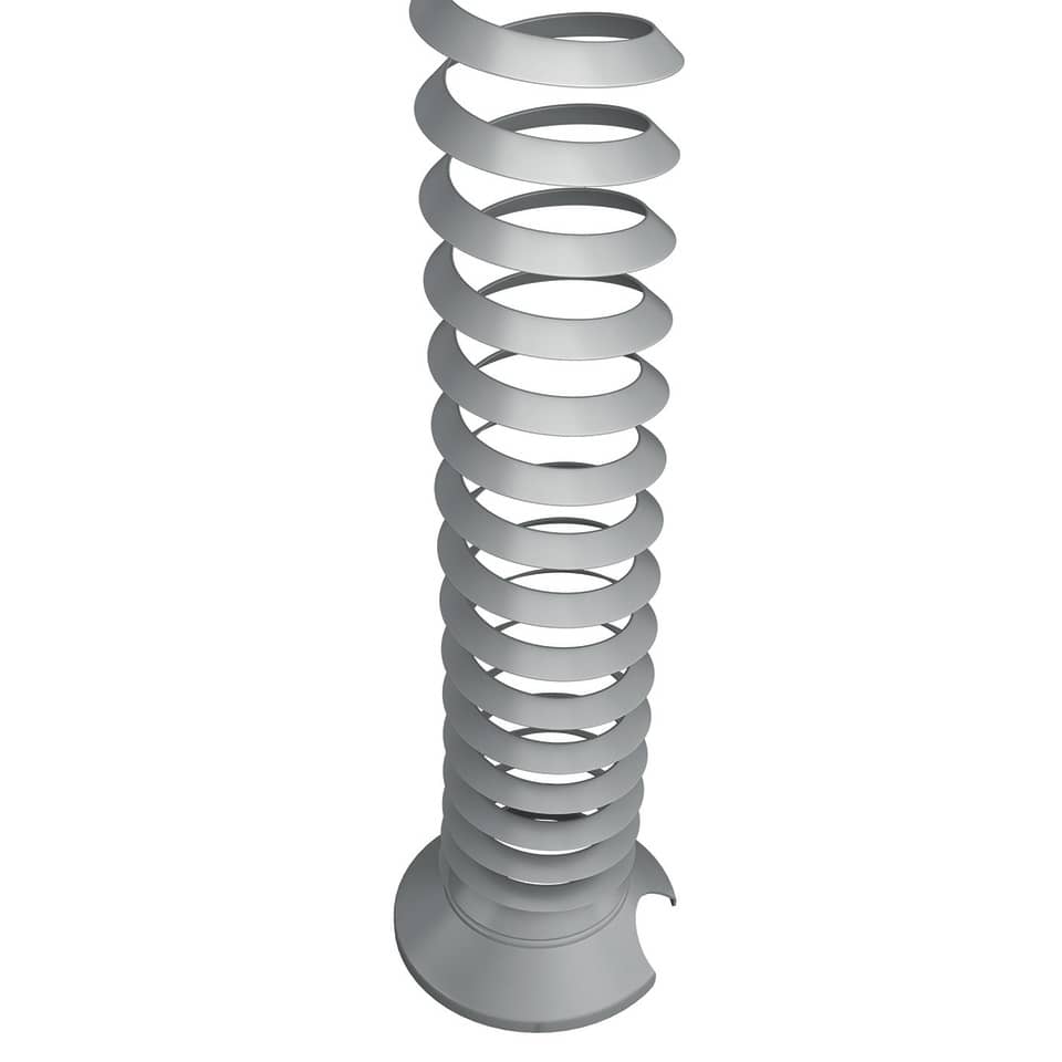 Hammerbacher Kabelspirale - 70 - 130 cm, vertikal, flexibel, Montageservice