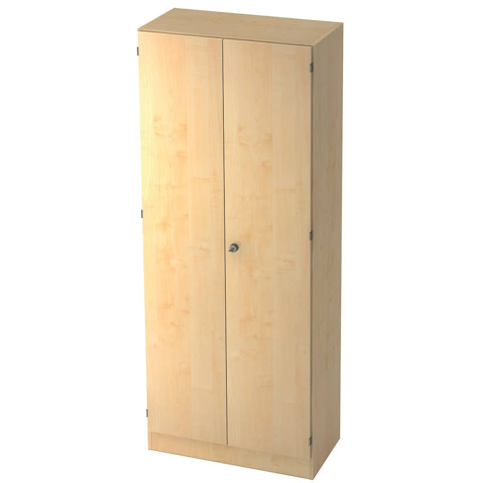 Hammerbacher Schrank - 5OH, Sockelblende, Ahorn/Ahorn, Montageservice
