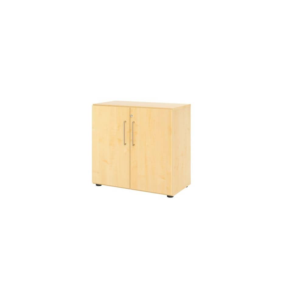 Hammerbacher Schrank - 2OH, Sockelblende, Ahorn/Ahorn