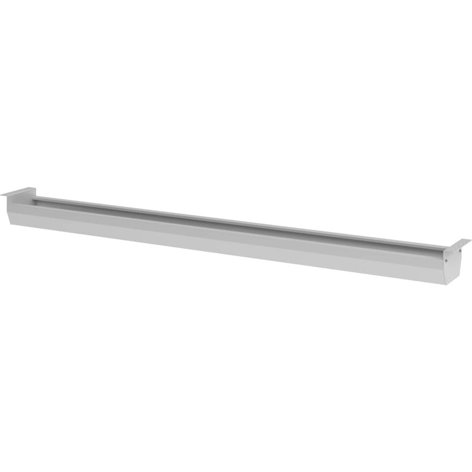 Hammerbacher Kabelwanne - für 180er Tisch, klappbar, silber