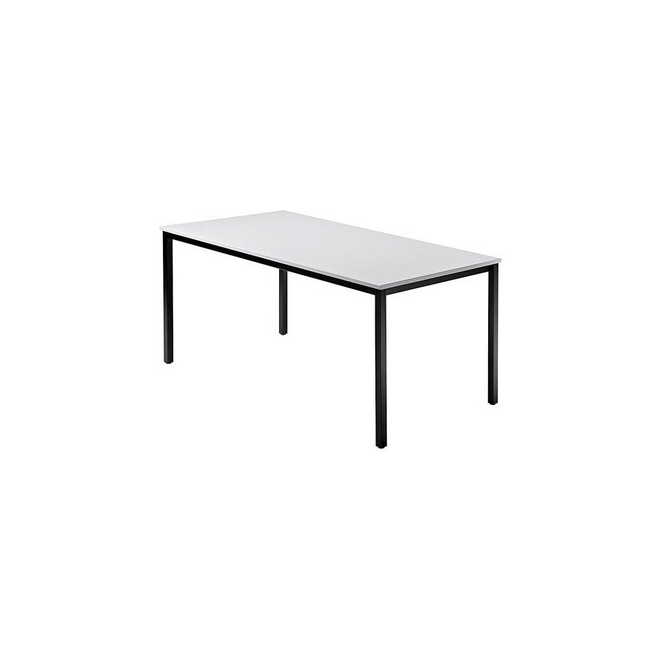 Hammerbacher Besprechungstisch DQ16 - 160 x 80 cm, grau
