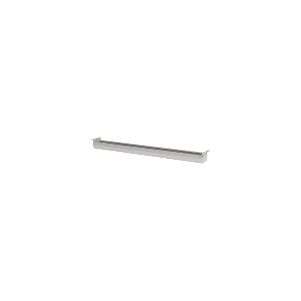 Hammerbacher Kabelwanne - für 160er Tisch, klappbar, silber