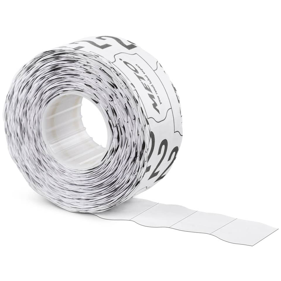 Preisauszeichner-Etiketten, 1-zeilig, 22 x 12 mm, permanent haftend, weiß