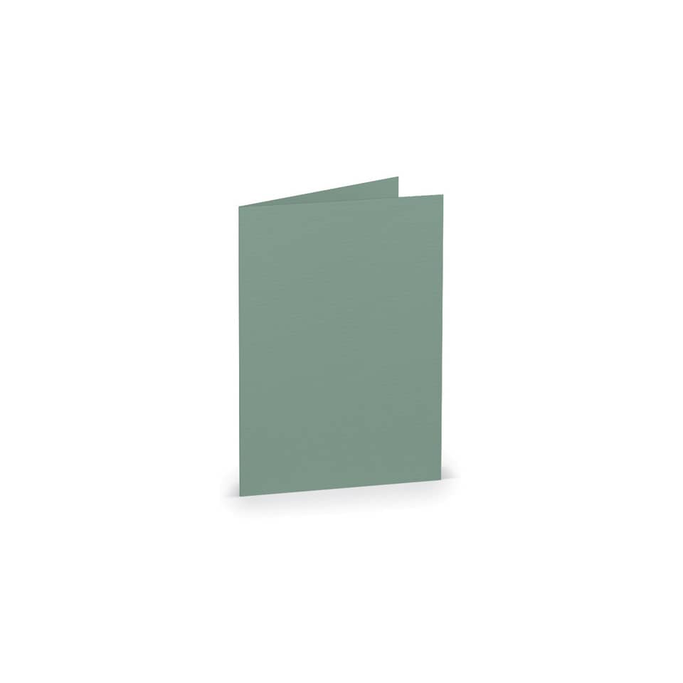 Briefkarte Paperado - A7, 220 g/qm, doppelt, hoch, eucalyptus gerippt