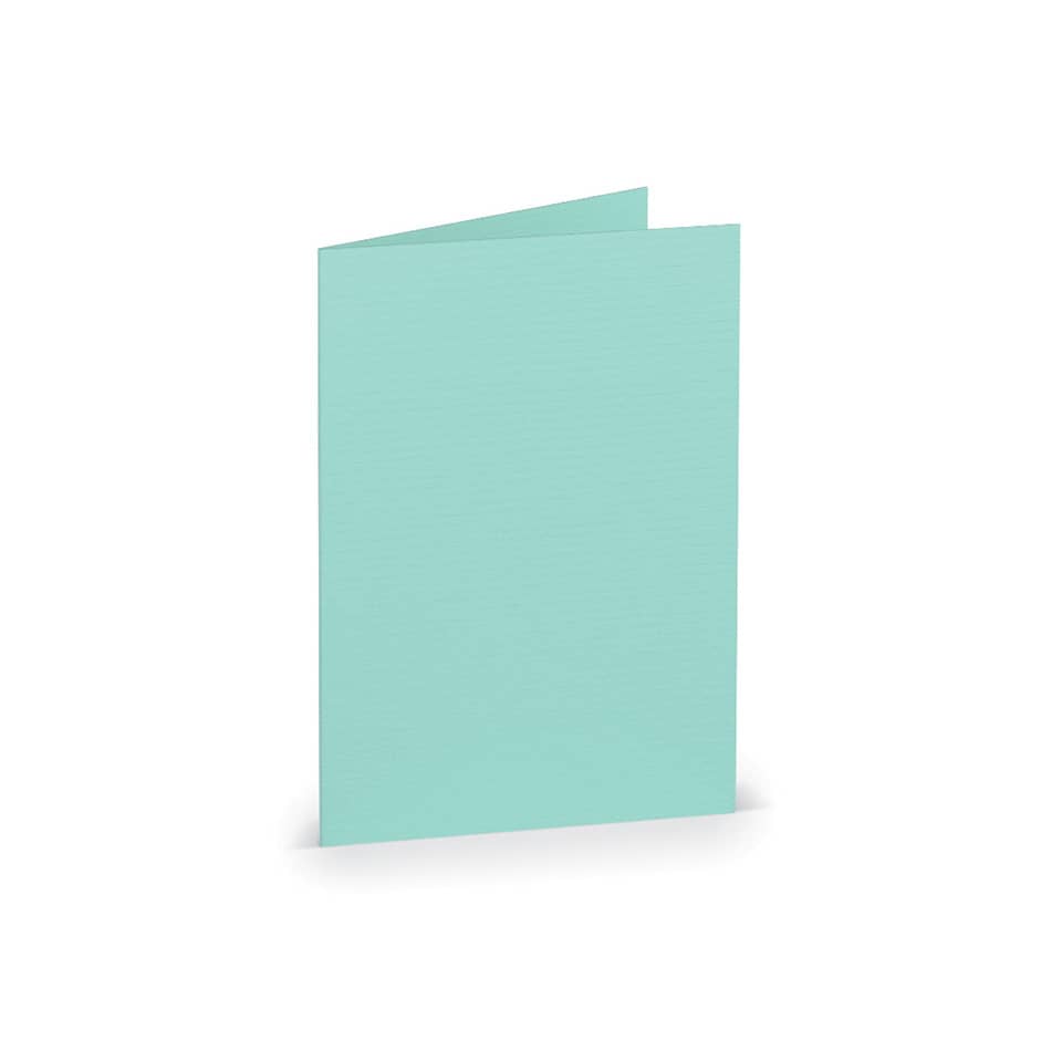 Briefkarte Paperado - A7, 220 g/qm, doppelt, hoch, karibik gerippt