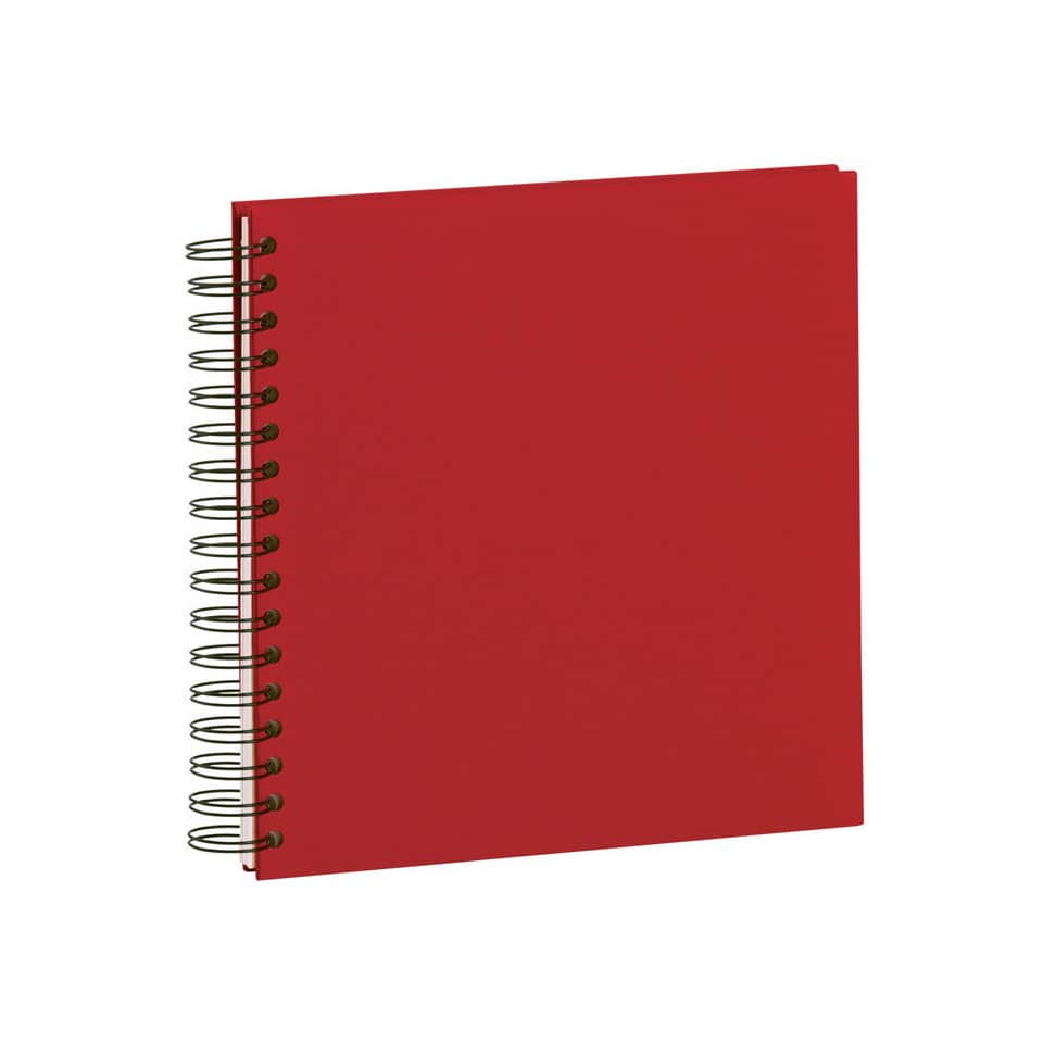 Fotospiralbuch SOHO - 23 x 23 cm, 60 Seiten, rot