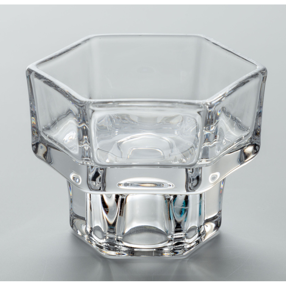 Kerzenhalter transparent 2in1 transparent 4,2x6,6x5cm