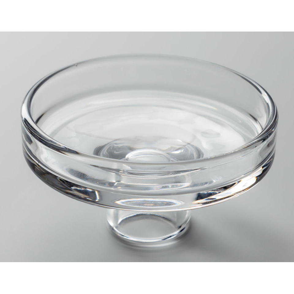 Kerzenhalter transparent 2in1 transparent 10x10x4,7cm