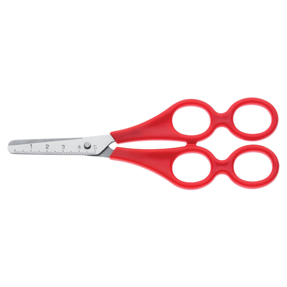 Mutter-Kind-Schere - 18 cm, mit rotem Doppel-Griff