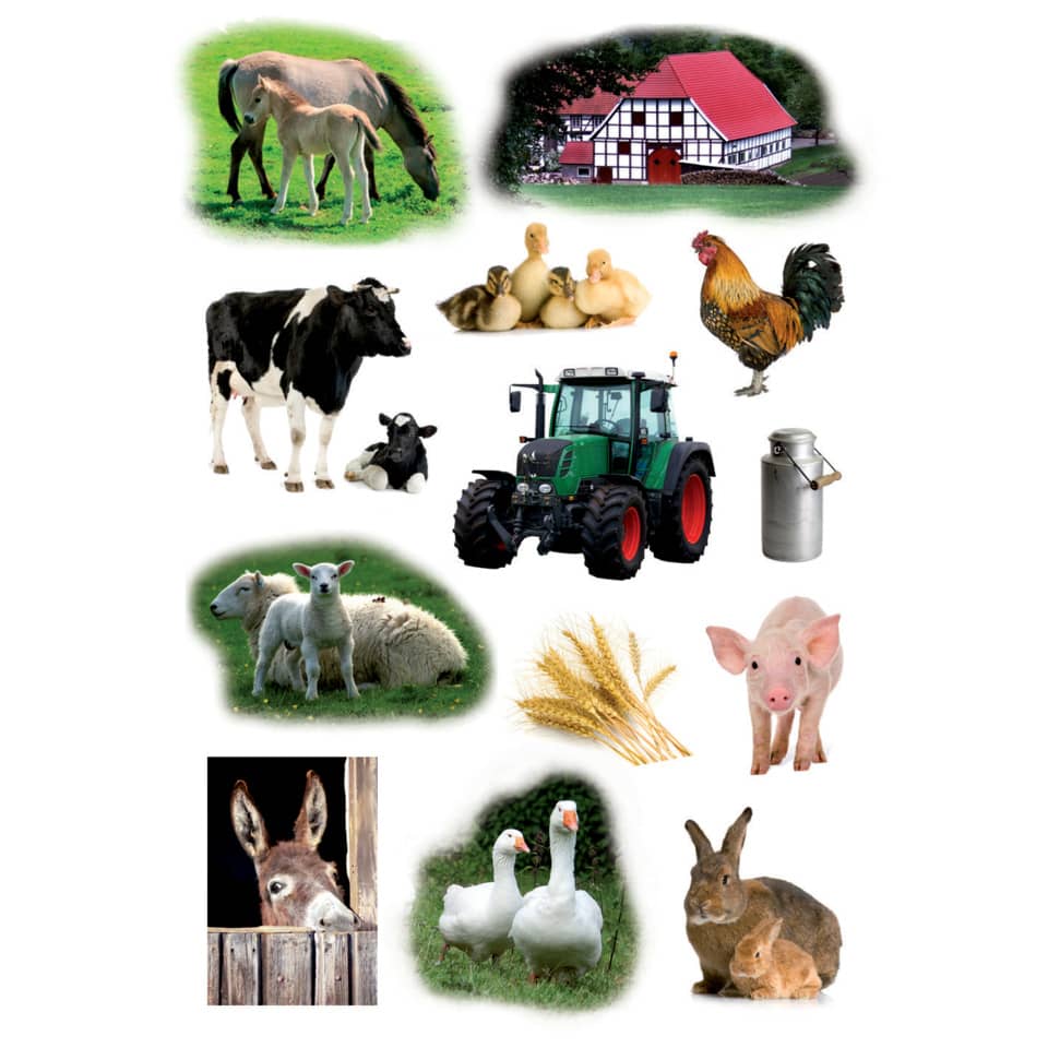 3358 Sticker DECOR Bauernhoftiere