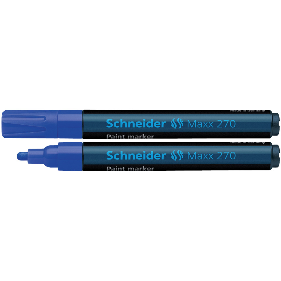 Lackmarker Maxx 270 - Rundspitze, 1-3 mm, blau
