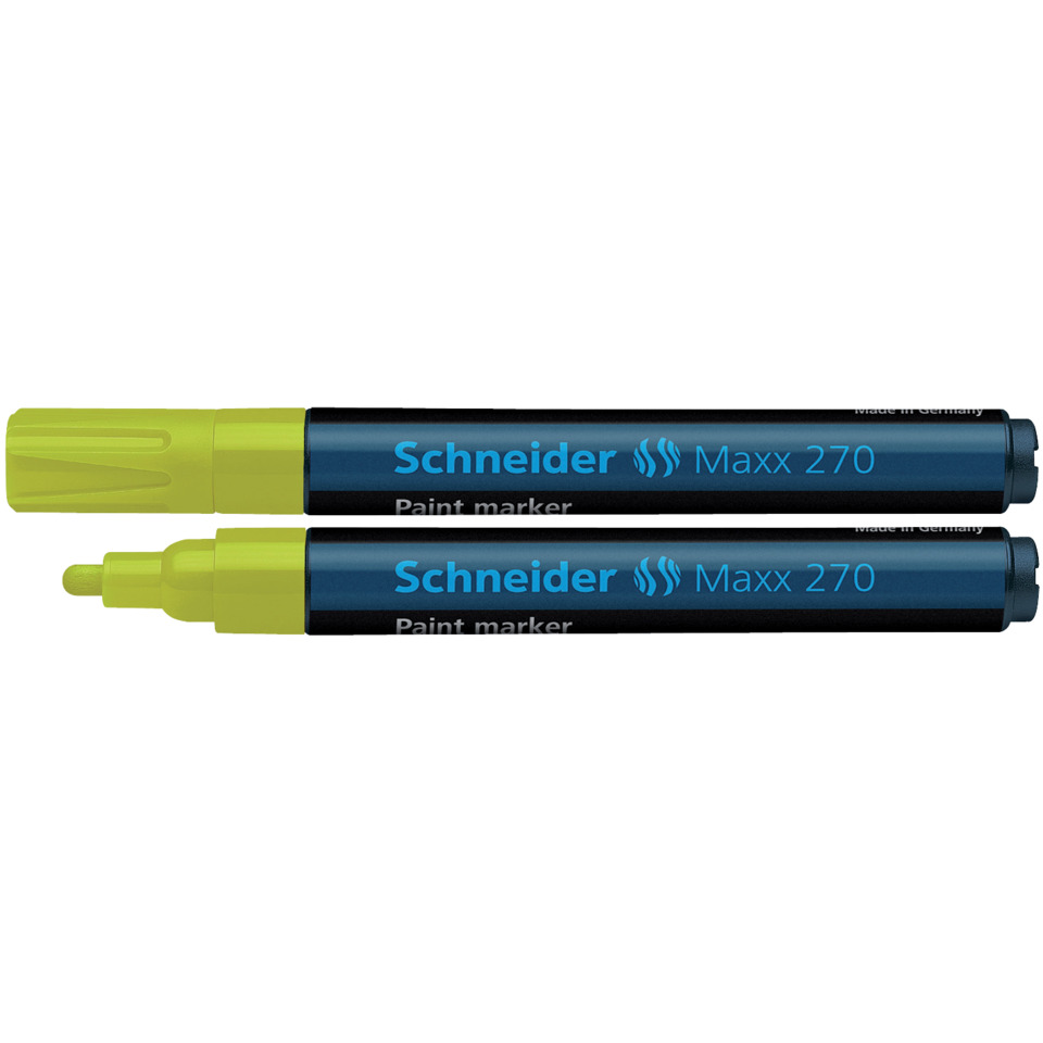 Lackmarker Maxx 270 - Rundspitze, 1-3 mm, gelb