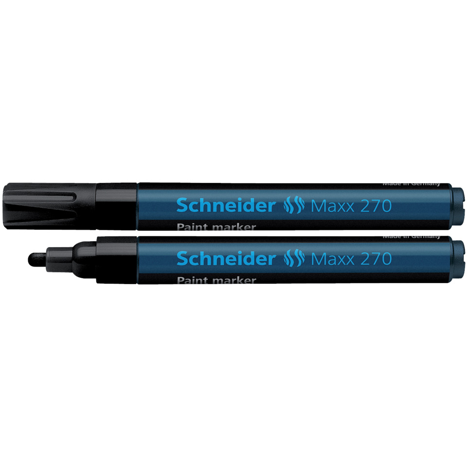 Lackmarker Maxx 270 - Rundspitze, 1-3 mm, schwarz